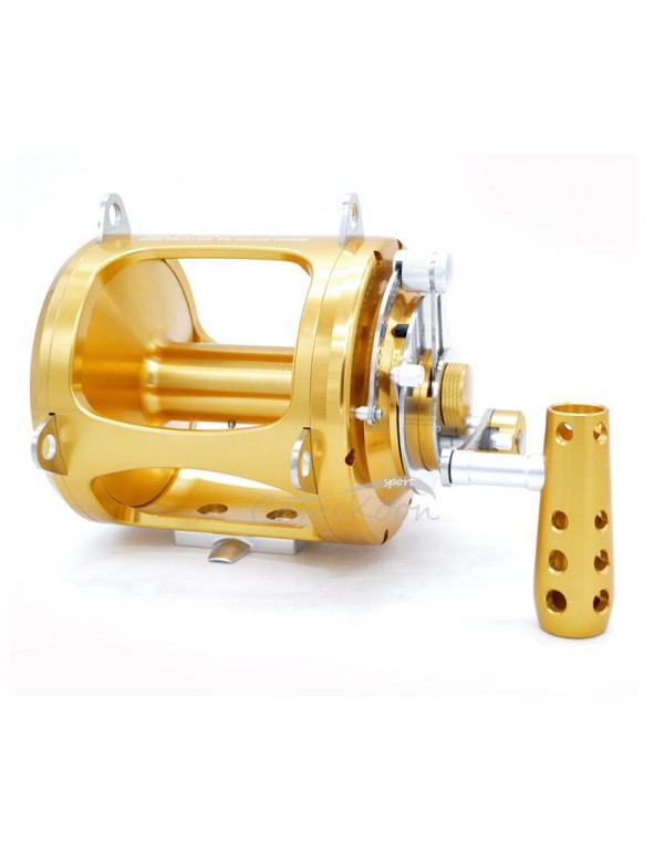 CAMEKOON Conventional Saltwater Jigging Reel 2Speed 45KG Max Drag Deep